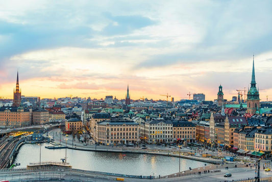 Old Town Stockholm Golden Afternoon | Sweden Cityscape Photography | European Travel Poster - Photography Poster