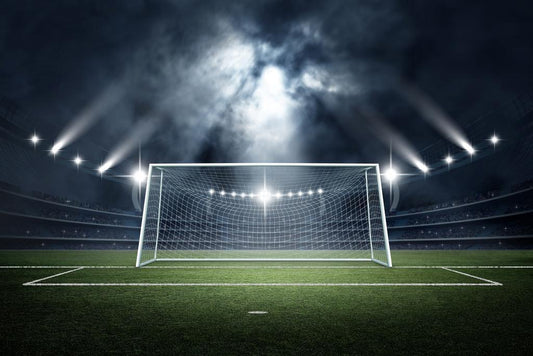 Soccer Stadium at Night | Sports Poster | Football Photography Wall Art