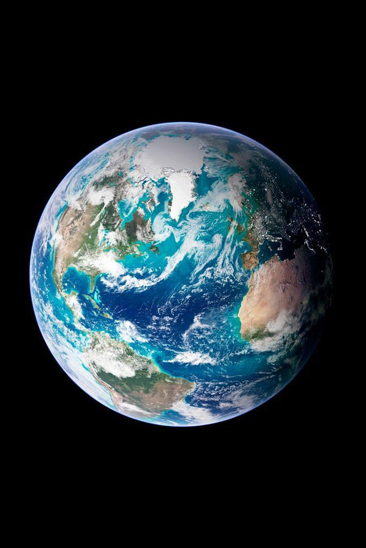 Planet Earth from Space Photo | NASA View Photography | Astronomy Wall Art Poster - Photography Poster