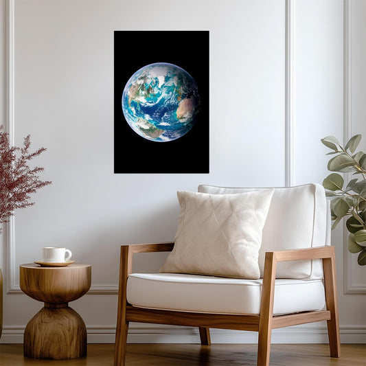 Planet Earth from Space Photo | NASA View Photography | Astronomy Wall Art Poster - Photography Poster