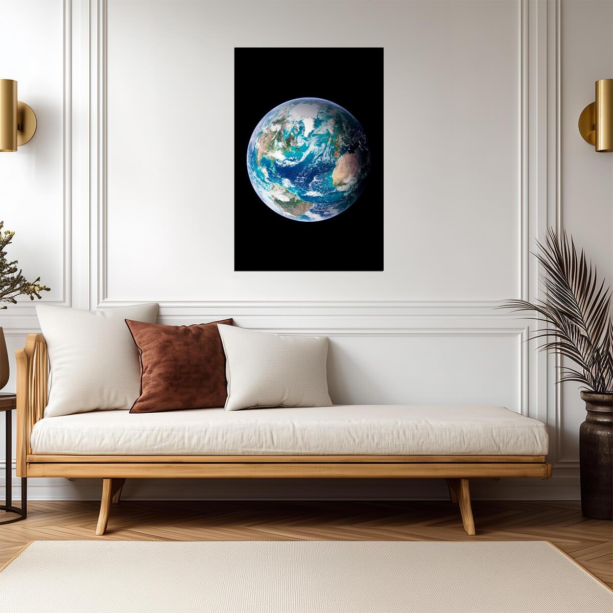 Planet Earth from Space Photo | NASA View Photography | Astronomy Wall Art Poster - Photography Poster