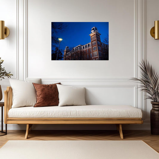 Old Main at the University of Arkansas | Fayetteville Campus Photography | Collegiate Poster - Photography Poster