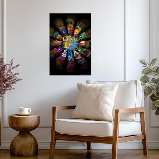 "The Circle of Life" Guitars | Funny Music Poster | Musician Humor Wall Art - Type & Quotes Poster
