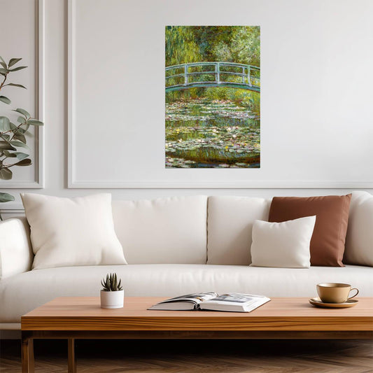 Claude Monet The Water Lily Pond | Impressionism Art Print | Famous Painting Poster