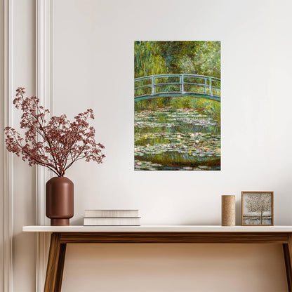 Claude Monet The Water Lily Pond | Impressionism Art Print | Famous Painting Poster