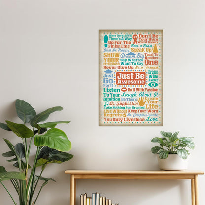 Just Be Awesome | Motivational Poster