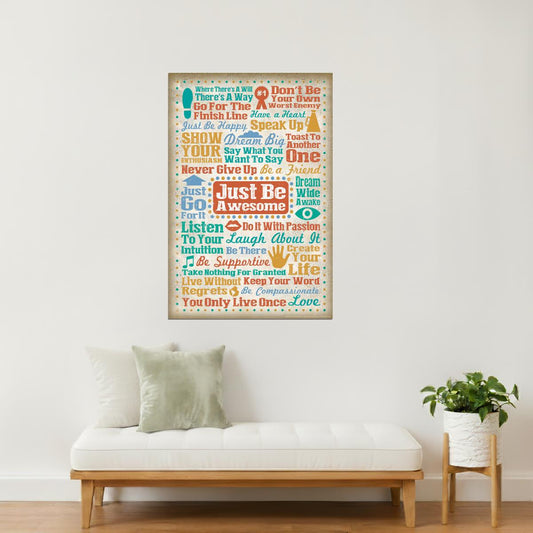 Just Be Awesome | Motivational Poster