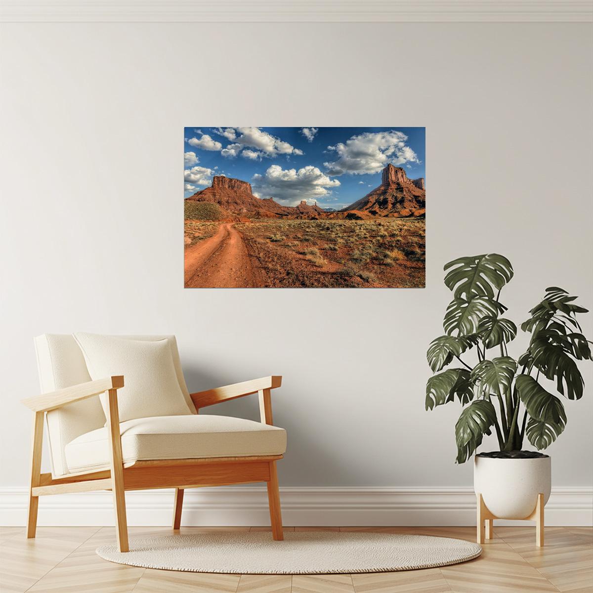 Epic Moab Landscape Poster | Utah Desert Photography | American West Wall Art