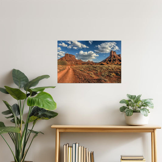 Epic Moab Landscape Poster | Utah Desert Photography | American West Wall Art