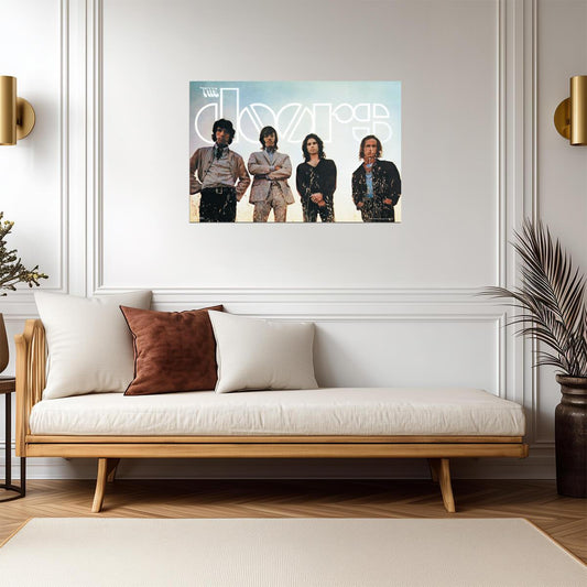 The Doors Waiting For The Sun | Album Cover Art Poster | Classic Rock Music Decor - Music Poster