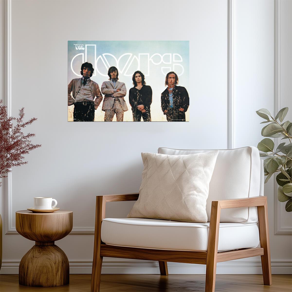 The Doors Waiting For The Sun | Album Cover Art Poster | Classic Rock Music Decor - Music Poster