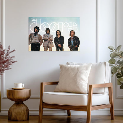 The Doors Waiting For The Sun | Album Cover Art Poster | Classic Rock Music Decor - Music Poster