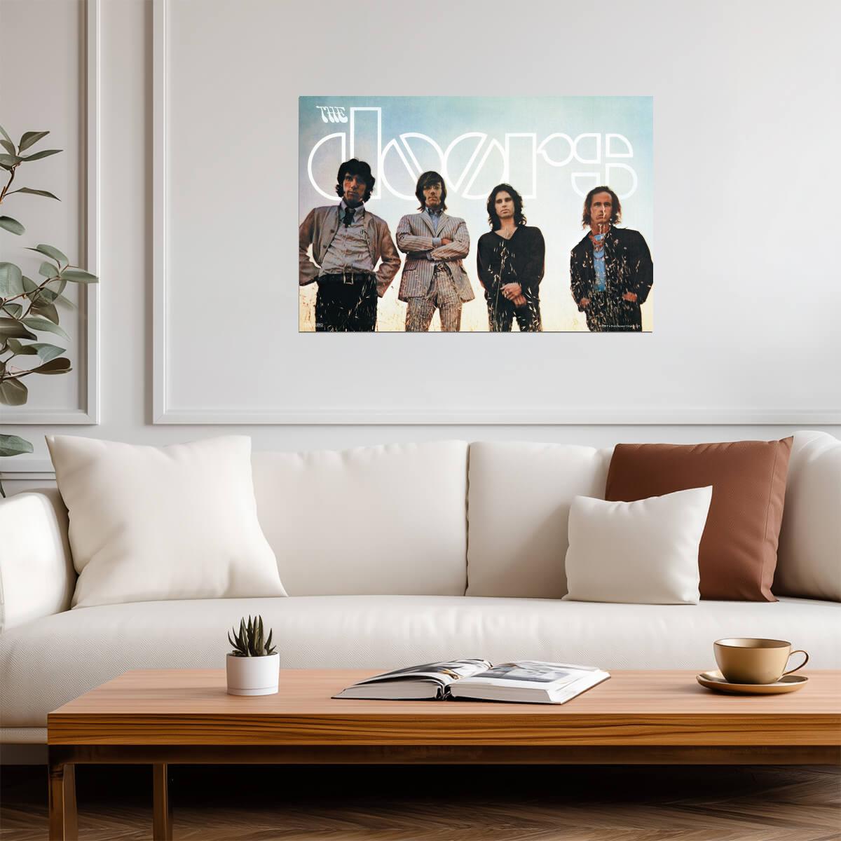 The Doors Waiting For The Sun | Album Cover Art Poster | Classic Rock Music Decor - Music Poster