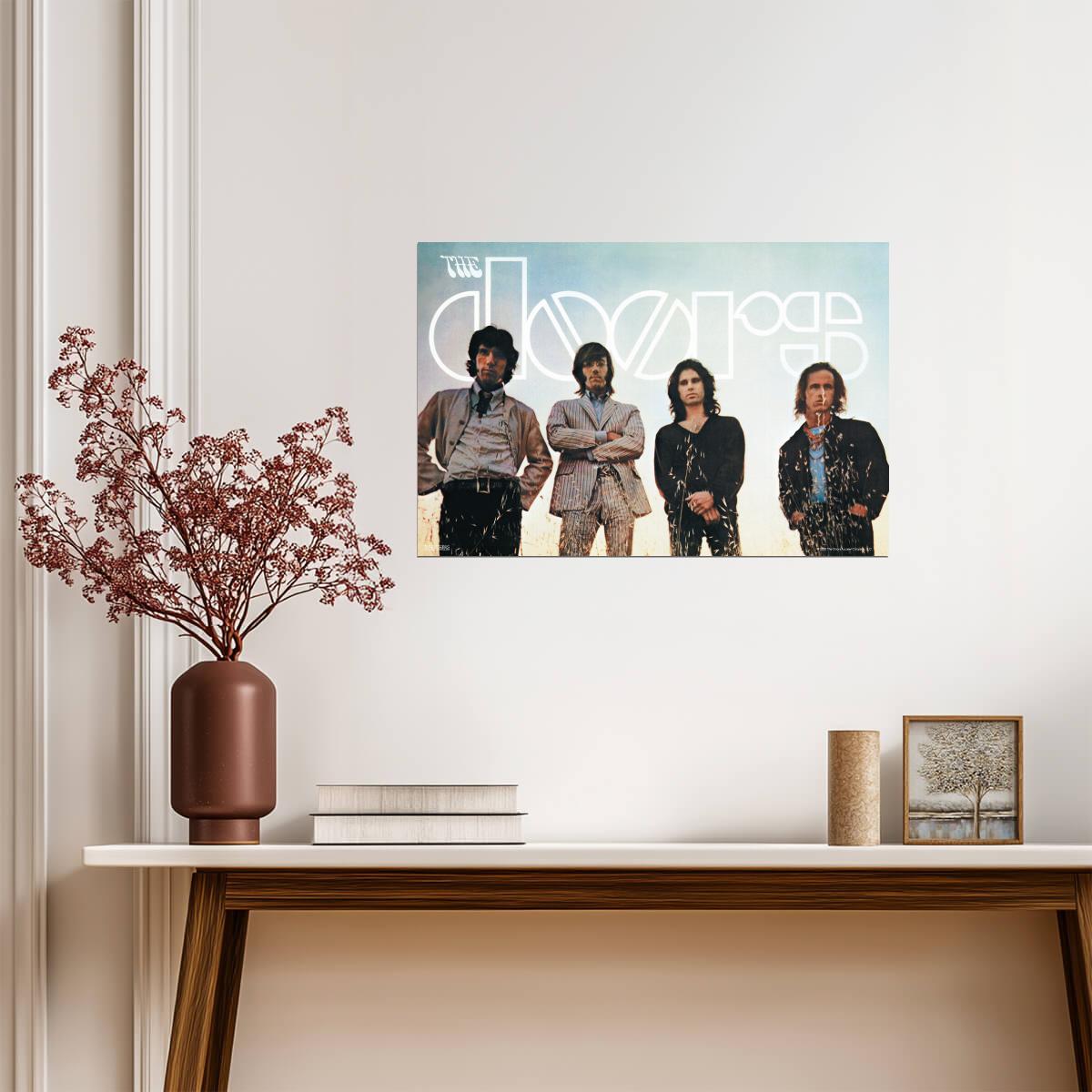 The Doors Waiting For The Sun | Album Cover Art Poster | Classic Rock Music Decor - Music Poster