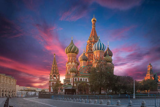 Saint Basil's Cathedral in Moscow | Red Square Russia Photography | Landmark Poster - Photography Poster