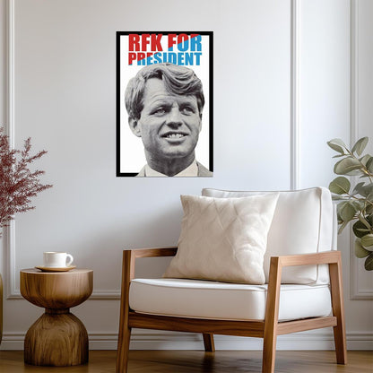Robert F. Kennedy for President | RFK 1968 Campaign Poster | Vintage Political Art - Vintage & Retro Poster