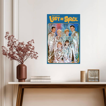 Lost in Space The Original Series | Classic 60s Cast Portrait | Retro Sci-Fi TV Show Poster - Movies & TV Poster