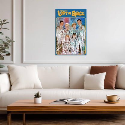 Lost in Space The Original Series | Classic 60s Cast Portrait | Retro Sci-Fi TV Show Poster - Movies & TV Poster