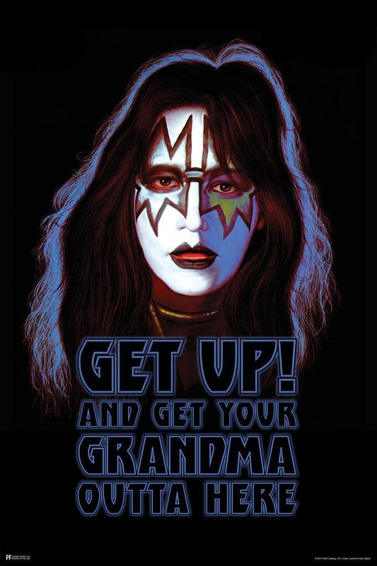 KISS Ace Frehley Solo Album | Vintage Poster | 70s Rock Wall Art