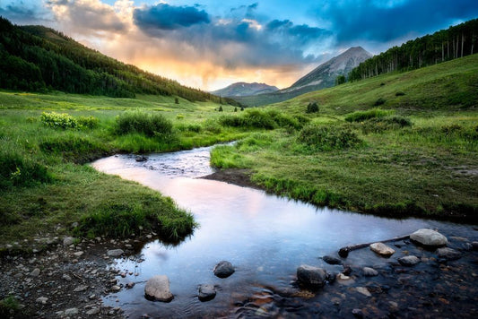 Crested Butte Poster | Colorado Rocky Mountains Photography | Landscape Wall Art