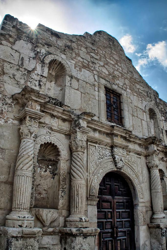 The Alamo Mission in San Antonio Texas | Historical Landmark Photography | American History Poster - Photography Poster