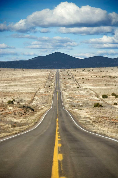 Texas Desert Highway Poster | Road Trip Photography | American Landscape Wall Art