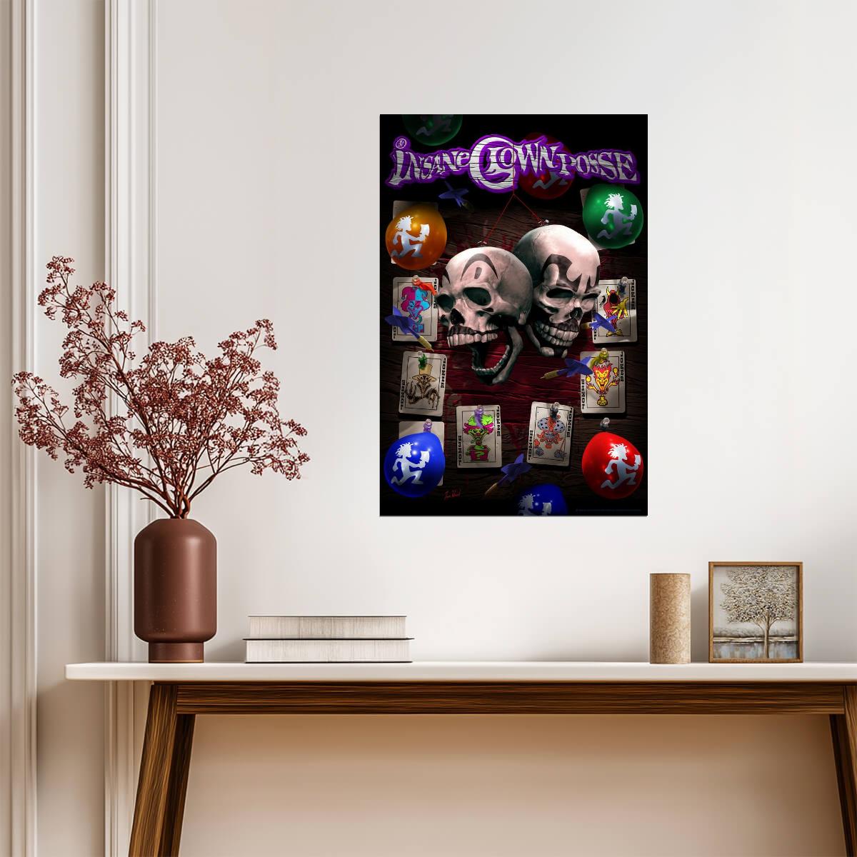 Insane Clown Posse The Joker's Cards | ICP Music Poster | Dark Carnival Fan Art - Music Poster