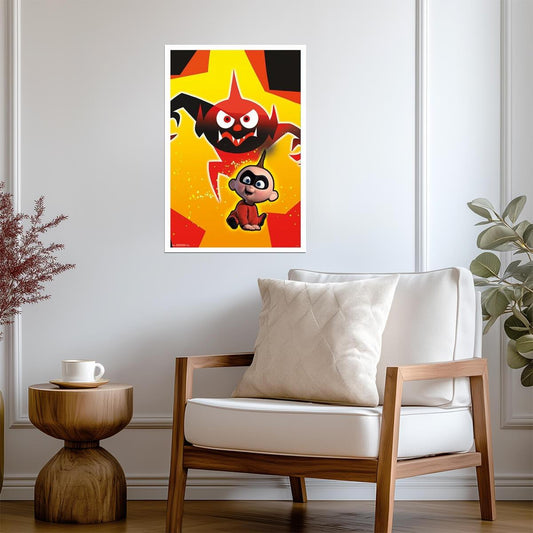 The Incredibles 2 | Jack-Jack Parr | Pixar Animated Movie Poster - Movies & TV Poster