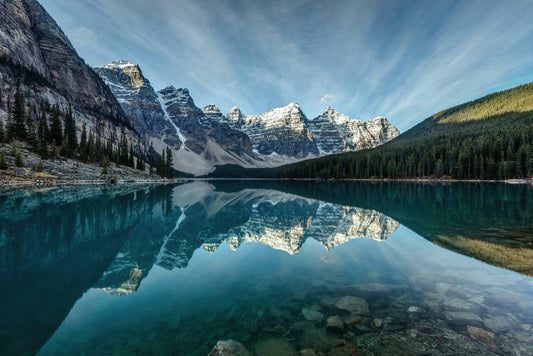 Moraine Lake Banff Poster | National Park Photography | Canadian Rockies Wall Art