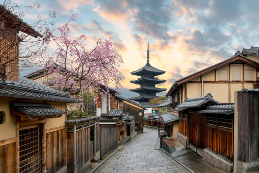 Yasaka Pagoda in Spring | Japan Photography Print | Kyoto Cherry Blossom Poster