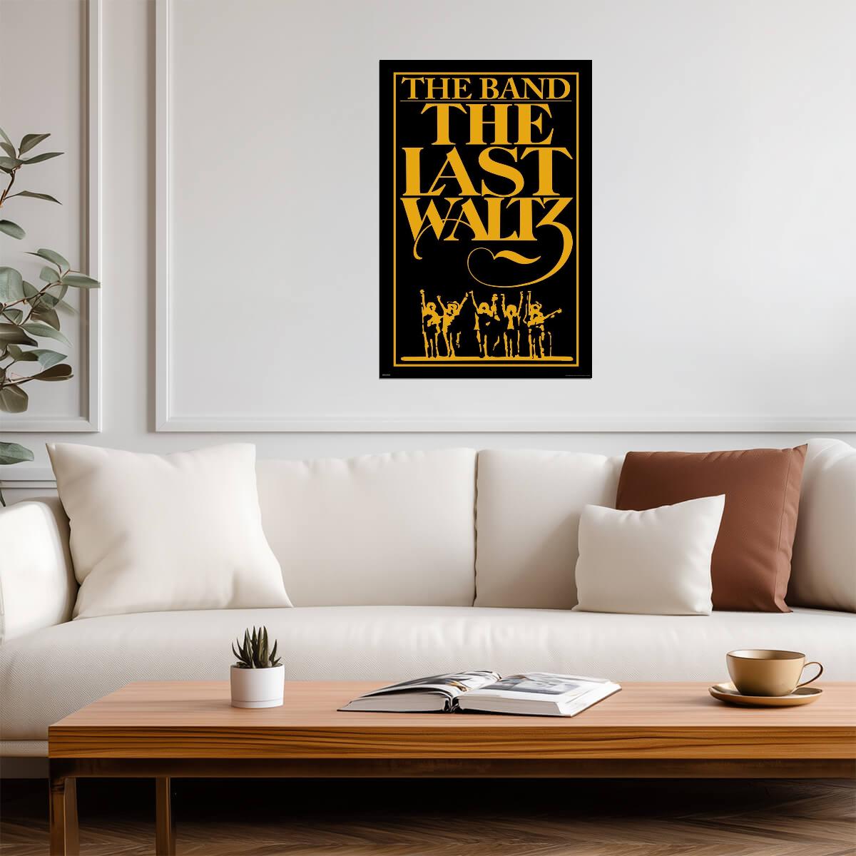 The Band The Last Waltz 1976 | Concert Film Movie Poster | Classic Rock Music Wall Art - Music Poster