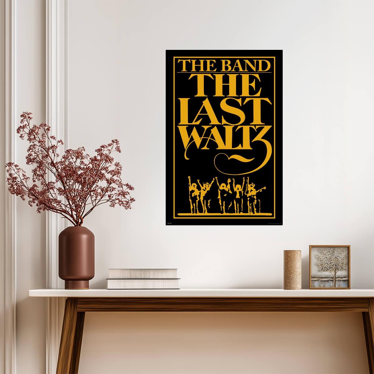 The Band The Last Waltz 1976 | Concert Film Movie Poster | Classic Rock Music Wall Art - Music Poster