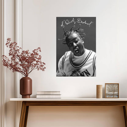 Ol' Dirty Bastard Iconic Portrait | ODB Hip Hop Legend Poster | Vintage Music Photography - Music Poster