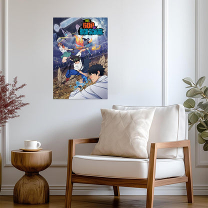 The God of High School Jin Mori | Manhwa Wall Art | Anime Poster