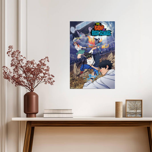 The God of High School Jin Mori | Manhwa Wall Art | Anime Poster