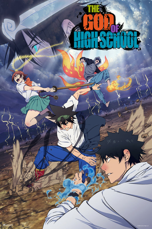 The God of High School Jin Mori | Manhwa Wall Art | Anime Poster