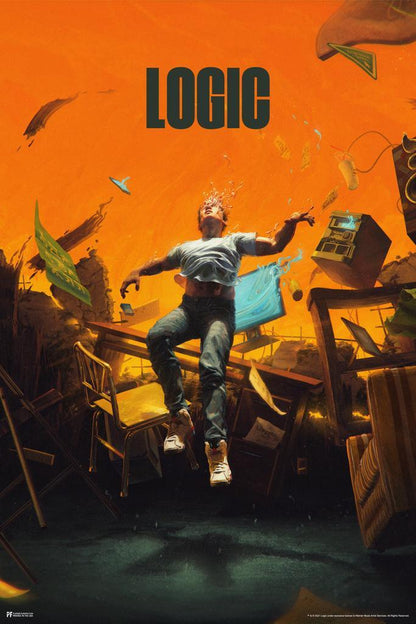 Logic No Pressure | Album Cover Poster | Hip Hop Wall Art