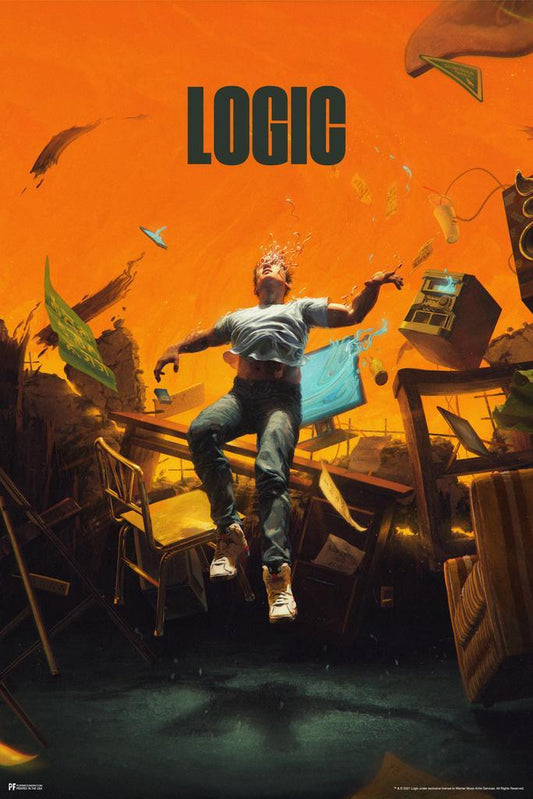 Logic No Pressure | Album Cover Poster | Hip Hop Wall Art