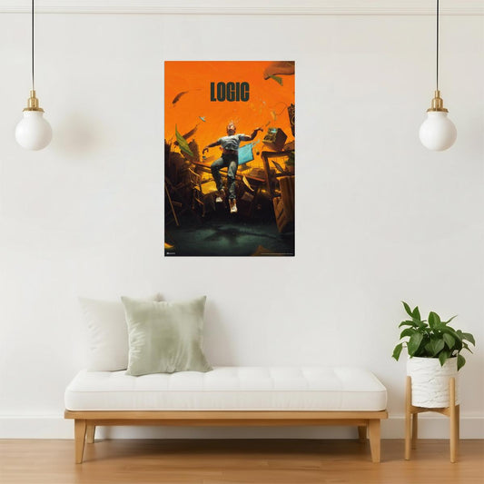 Logic No Pressure | Album Cover Poster | Hip Hop Wall Art