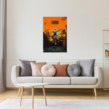 Logic No Pressure | Album Cover Poster | Hip Hop Wall Art