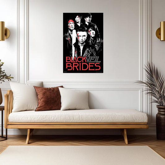 Black Veil Brides Andy Biersack | BVB Fallen Angels Poster | Modern Rock Music Wall Art - Music Poster