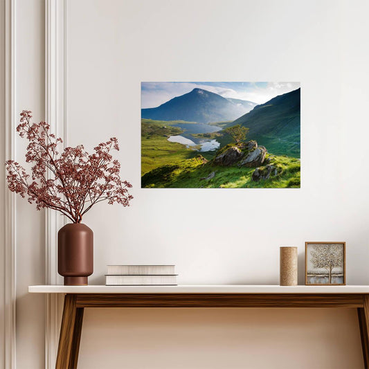 Cwm Idwal in Snowdonia National Park | North Wales Photography | Landscape Poster - Photography Poster