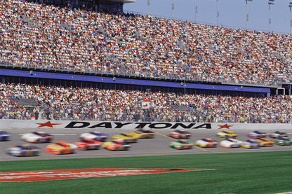 Stock Car Race Crowd Poster | Racing Photography | Motorsports Wall Art
