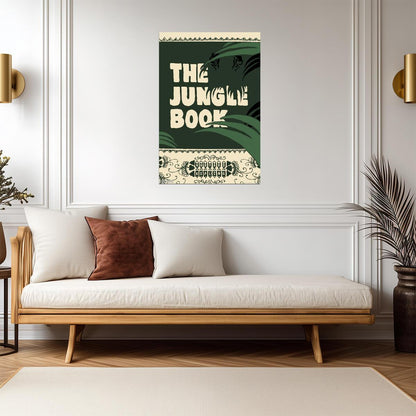 The Jungle Book by Rudyard Kipling | Vintage Style Illustration | Classic Literature Poster - Graphic & Art Poster