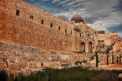 Archaeological Remains of the Temple of Solomon | Jerusalem History | Religious Landmark Poster - Photography Poster