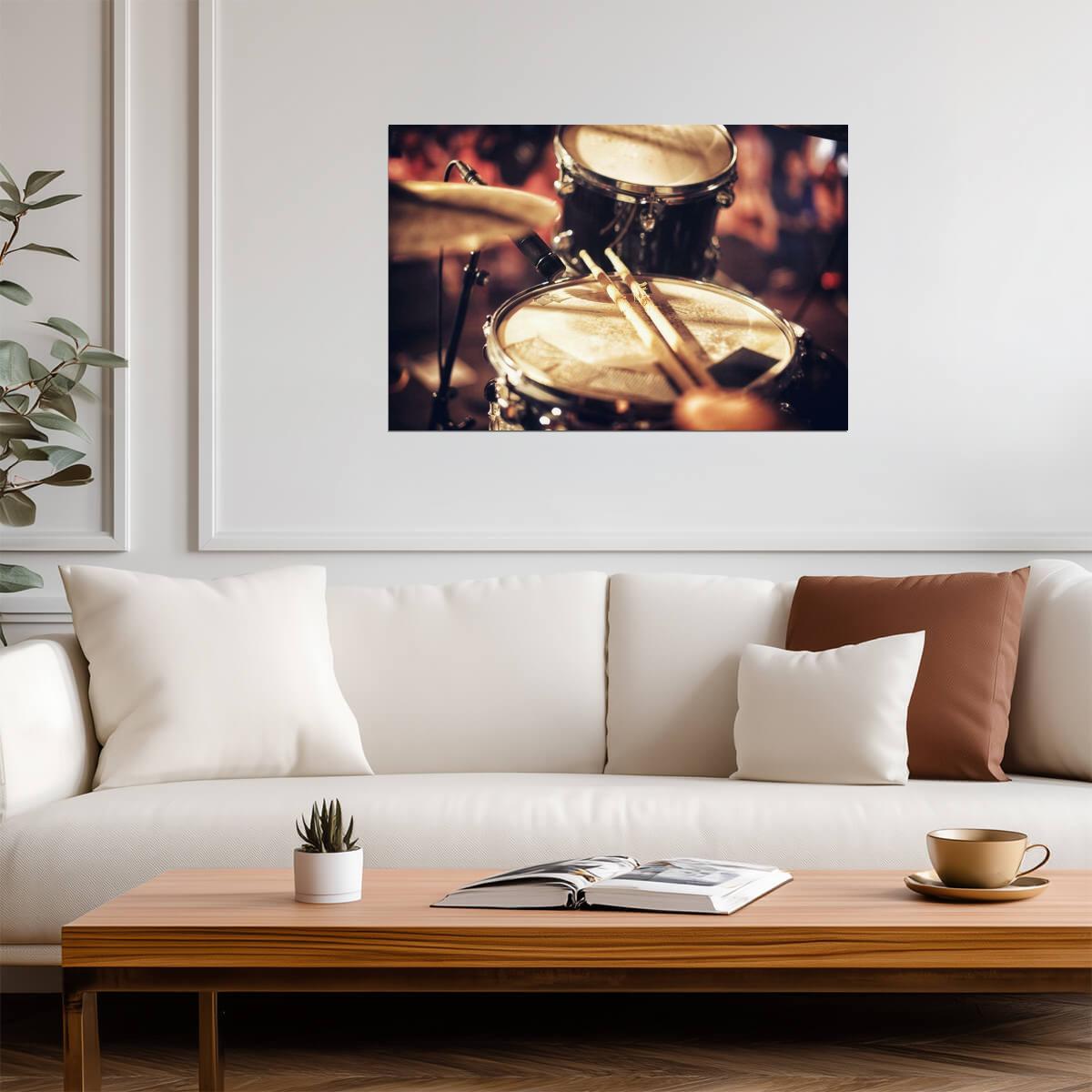 Beats Waiting To Happen Drum Kit | Musical Photography Print | Percussionist Wall Art Poster - Music Poster