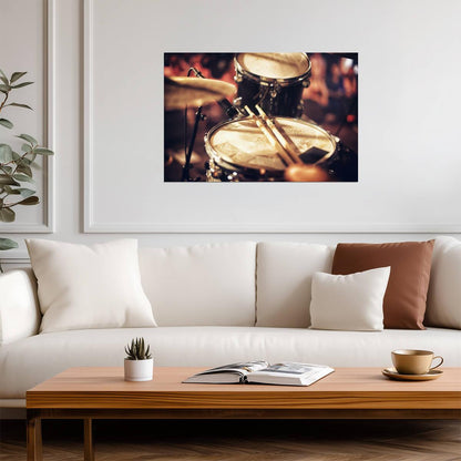 Beats Waiting To Happen Drum Kit | Musical Photography Print | Percussionist Wall Art Poster - Music Poster