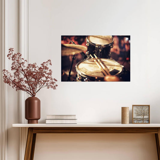 Beats Waiting To Happen Drum Kit | Musical Photography Print | Percussionist Wall Art Poster - Music Poster
