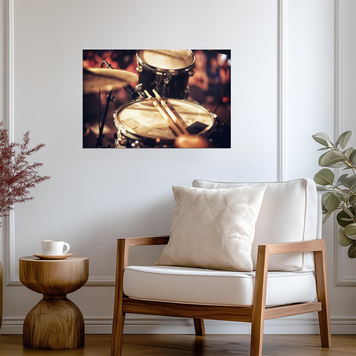 Beats Waiting To Happen Drum Kit | Musical Photography Print | Percussionist Wall Art Poster - Music Poster