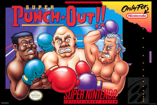 Super Punch-Out!! Arcade Art | Retro Boxing Game | Nintendo Video Game Poster - Video Games Poster
